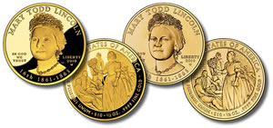 Lincoln First Spouse Gold Coins