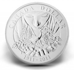 Anniversary of Parks Canada 2011 Brilliant Uncirculated Silver Dollar