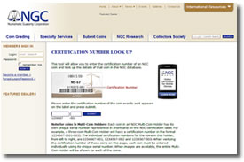 NCG Certification Number Online Look Up Page