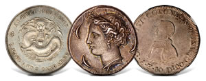 Three of many rare coins auctioned at 2011 NYINC