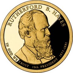 Rutherford B. Hayes Presidential $1 Coin Proof