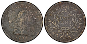 1795 Reeded Edge Cent