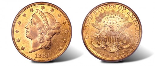 1885 Liberty Head $20