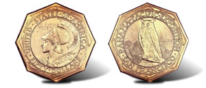 1915-S $50 Panama-Pacific Octagonal