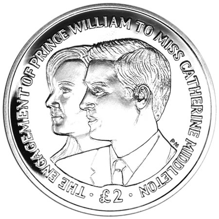 prince william and kate middleton coin. Prince William and Kate