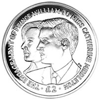 Pobjoy Mint BIOT Royal Engagement Coin
