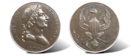 1792 1C Washington Roman Head Cent