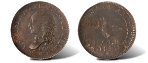 1792 Half Disme Coin