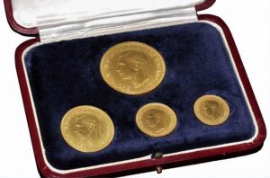 1937 King George VI Gold Four-Coin Proof Set