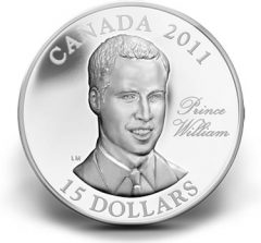 2011 $15 Prince William Ultra-High Relief Silver Coin