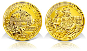 Austria 2010 Crown of St. Stephen Gold Coin