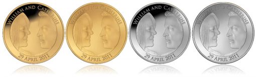 UK Royal Wedding Commemorative Coins
