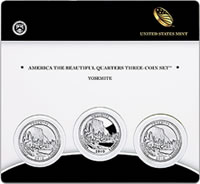 US Mint Yosemite Quarter Three-Coin Set