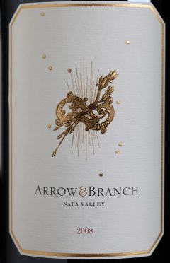 2008 Arrow&Branch red wine label