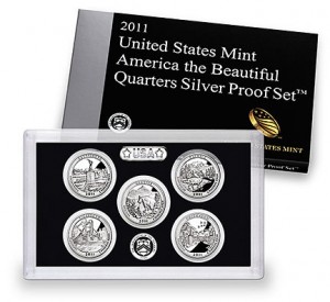 2011 America the Beautiful Quarters Silver Proof Set