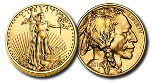 American Eagle and Buffalo Gold Bullion Coin