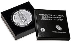 Hot Springs National Park Silver Uncirculated Coin in Packaging
