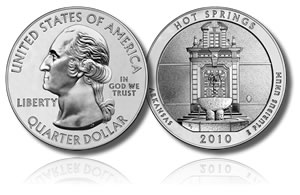 Hot Springs Uncirculated Coin