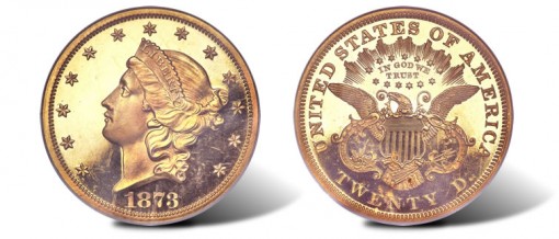 1873 Liberty $20 Double Eagle