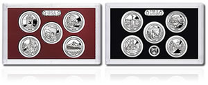 2010, 2011 Quarters Silver Proof Sets