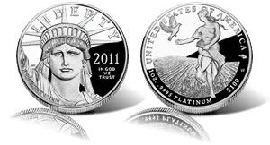 2011 Proof American Platinum Eagle Coin