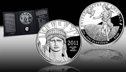 2011 Proof American Platinum Eagle Promotion Image