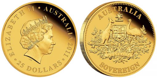 2011 Proof Australian Sovereign Gold Coin