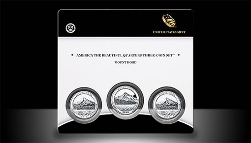 Mount Hood Quarter Three-Coin Set