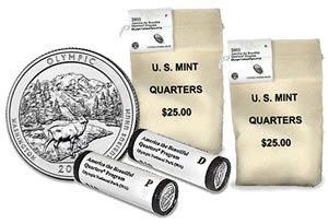 Olympic National Park Quarter, Bags and Rolls