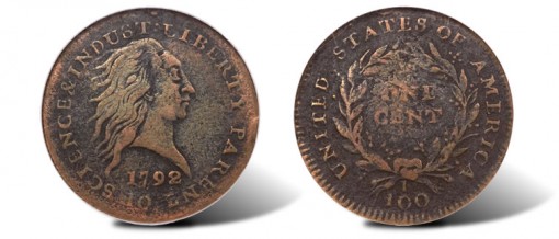 1792 Fusible Alloy Cent