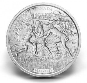 2011 $250 Anniversary of Lacrosse Kilo Silver Coin