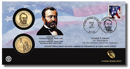 Ulysses S. Grant Presidential $1 Dollar Coin Cover