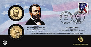 Ulysses S. Grant Presidential Dollar Coin Cover