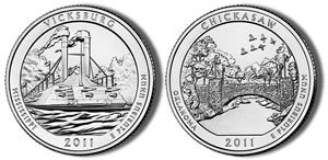 Vicksburg Quarter and Chickasaw Quarter