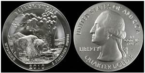 Yellowstone 5 Oz Silver Coin Error