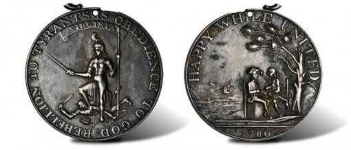 1780 Virginia Happy While United Medal