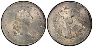 1794 Flowing Hair Silver Dollar