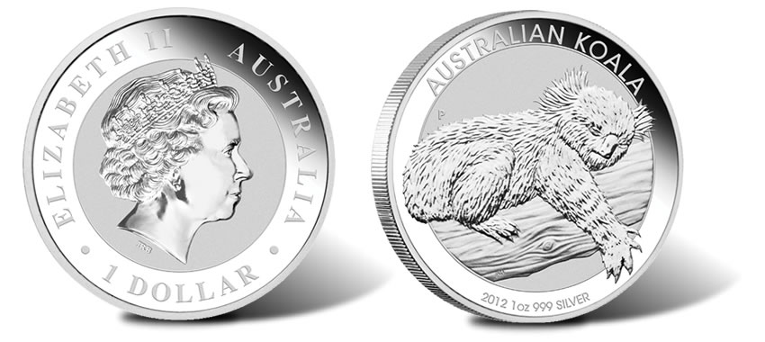 2012 Australia Koala 1 oz silver coin NGC MS69 One of first 7500 struck 