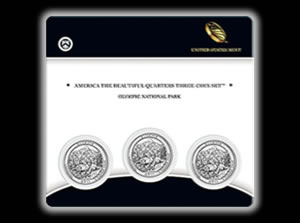 Olympic Quarter Three-Coin Set