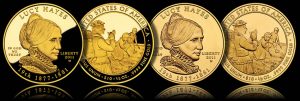 Proof and Uncirculated 2011 Lucy Hayes First Spouse Gold Coins