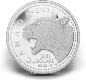 2011 $300 Cougar Platinum Coin