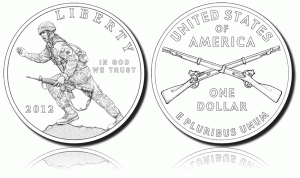 2012 Infantry Soldier Silver Dollar Designs