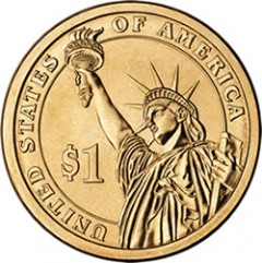 Reverse of Presidential $1 Coin