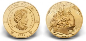 Royal Canadian Mint 10-Kilo 99.999 Pure Gold Coin