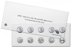2011 America the Beautiful Quarters Circulating Coin Set