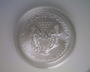 2011 Bullion American Silver Eagle (reverse)
