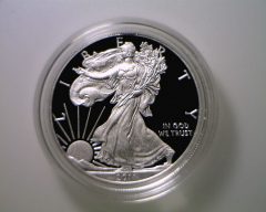 2011-W Proof American Silver Eagle (obverse)