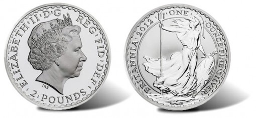 2012 Britannia Silver Bullion Coin