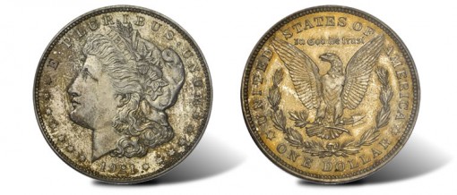 1921 Chapman Proof Morgan Silver Dollar