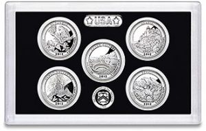 2012 America the Beautiful Quarters Silver Proof Set